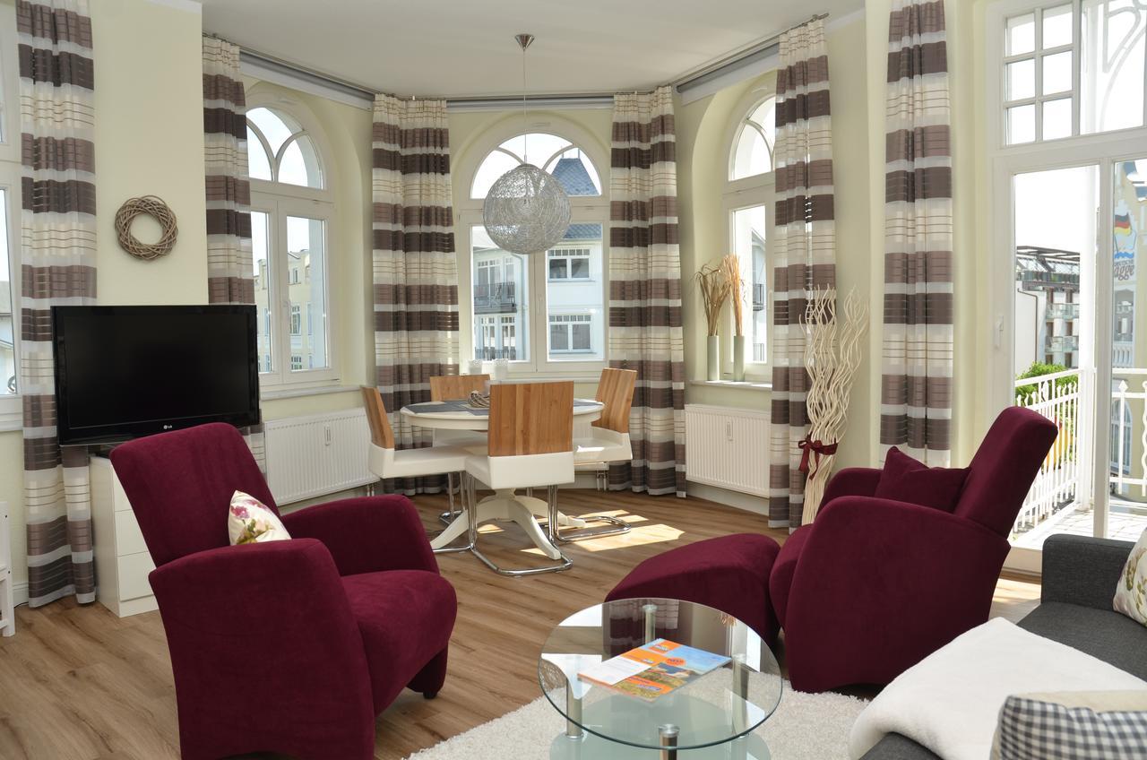 Haus Metropol - Fewo 7 Mit Balkon Und Meerblick Binz Exterior foto